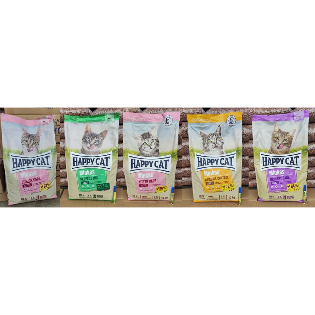 JTR ekspedisi happy cat minkas kitten junior care urinary care perfect mix hairball 10kg