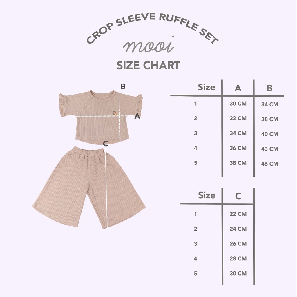 PROMO 7.7 PROMO BAJU LEBARAN MURAH MOOI NOORA SLEEVE CROP SLEEVE RUFFLE SET SETELAN BAJU ANAK CROP PAKAIAN FASHION ANAK PEREMPUAN 1 - 5 TH