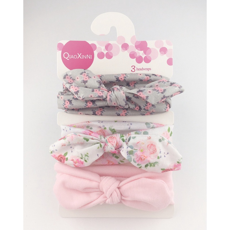 Satu set （3Pcs）bandana bayi / headband anak kain import