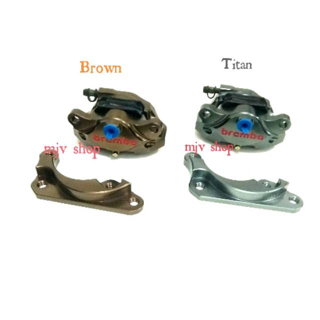 KALIPER2 PISTON +BREKET  KALIPER MIO,FINO, BREMBO