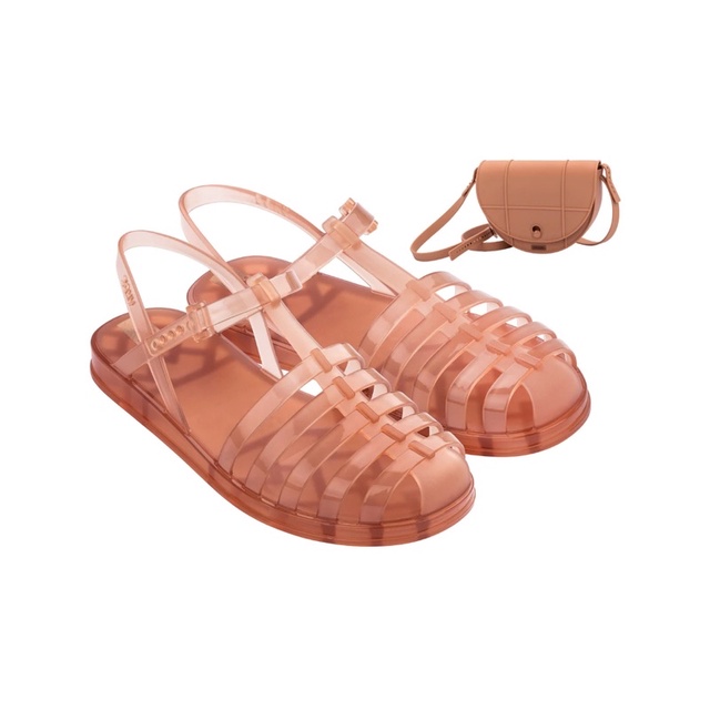 Zaxy Combina Sand + Mini Bag Beige/Transparant