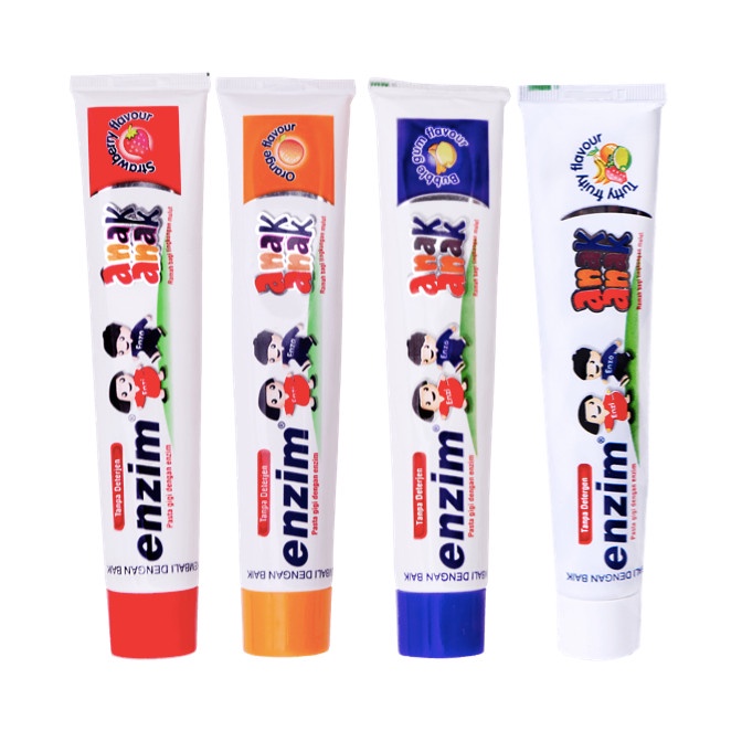 enzim pasta gigi anak tanpa deterjen 63gram 100  original   odol anak   produk 100  original   raja 
