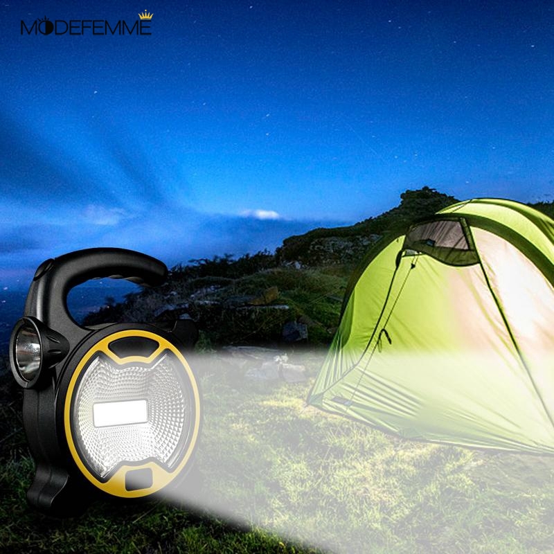 (Cob) Lampu Sorot Led Portable Anti Air Untuk Outdoor