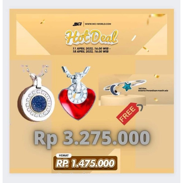Paket kalung dan gelang MCI