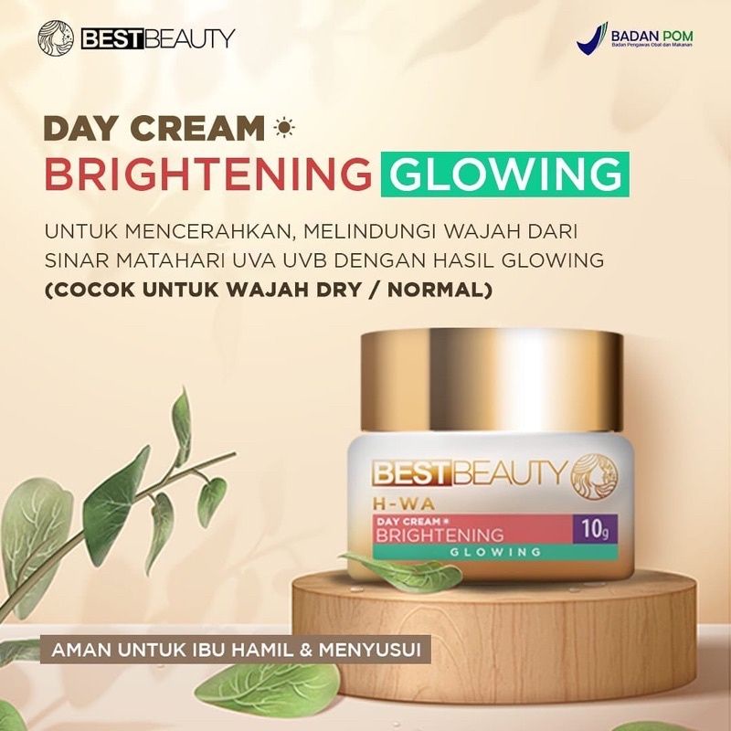 ( HABISKAN STOCK ) BestBeauty Glowing Brightening Day Cream Original BPOM