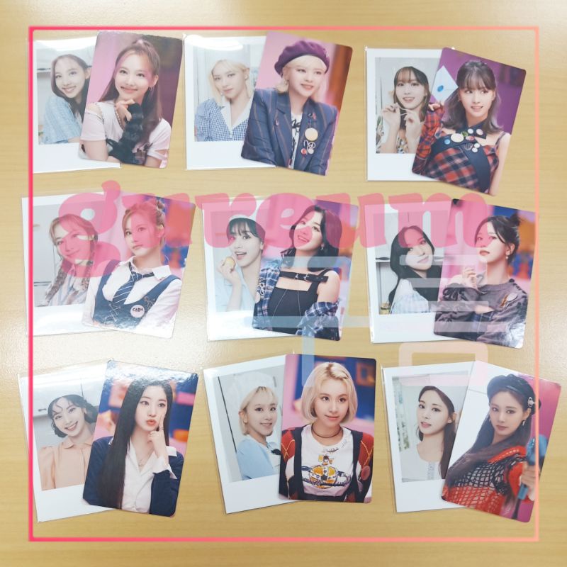 [READY] SHARING TWICE 6TH ANNIVERSARY MERCH (CANDYBONG Z TOOTHBRUSH PHOTOCARD + DECO PHOTOCARD)