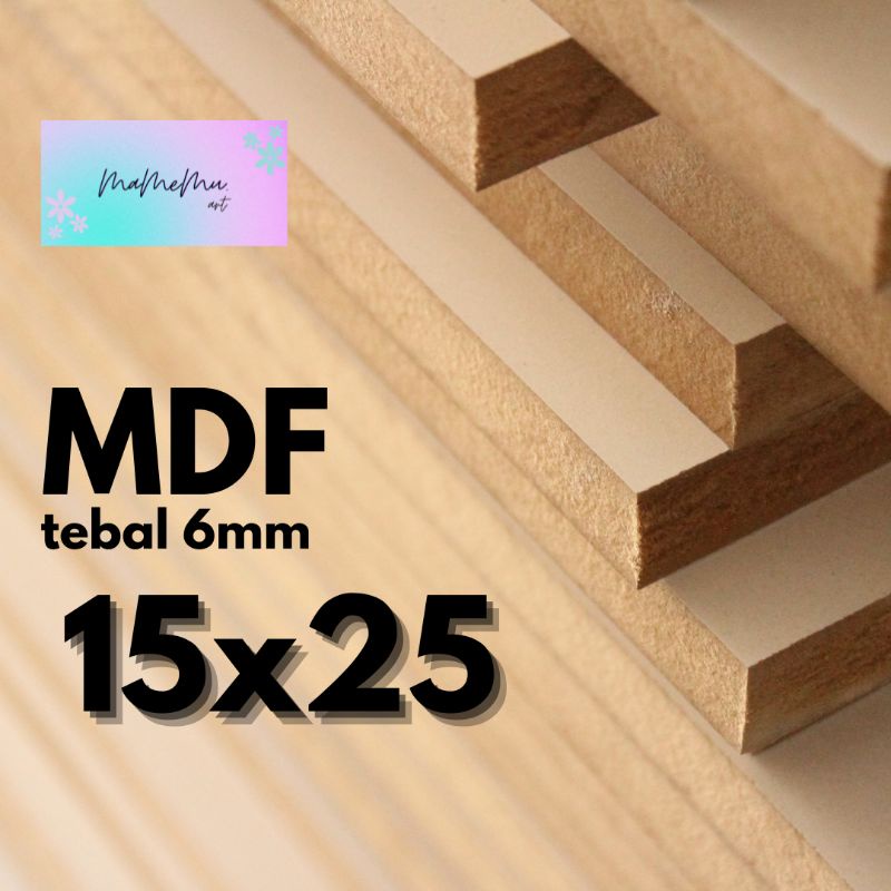 

Papan mdf 6mm 15x25