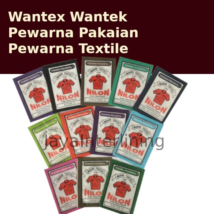 Wantex Wantek Wanteks Pewarna Tekstile MURAH GROSIR khusus Re-Seller