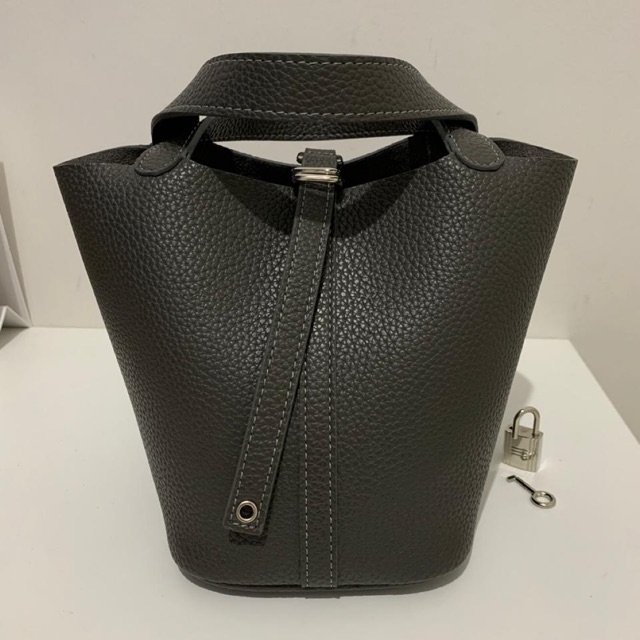 Tas wanita H picotin puca bucket bag / tas H picotin
