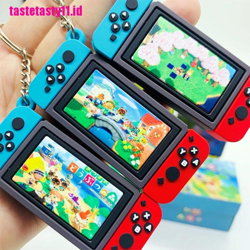 【TTID】2020 New Nintendo Switch Car Keyring  Fashion Soft Rubber PVC Key Chains