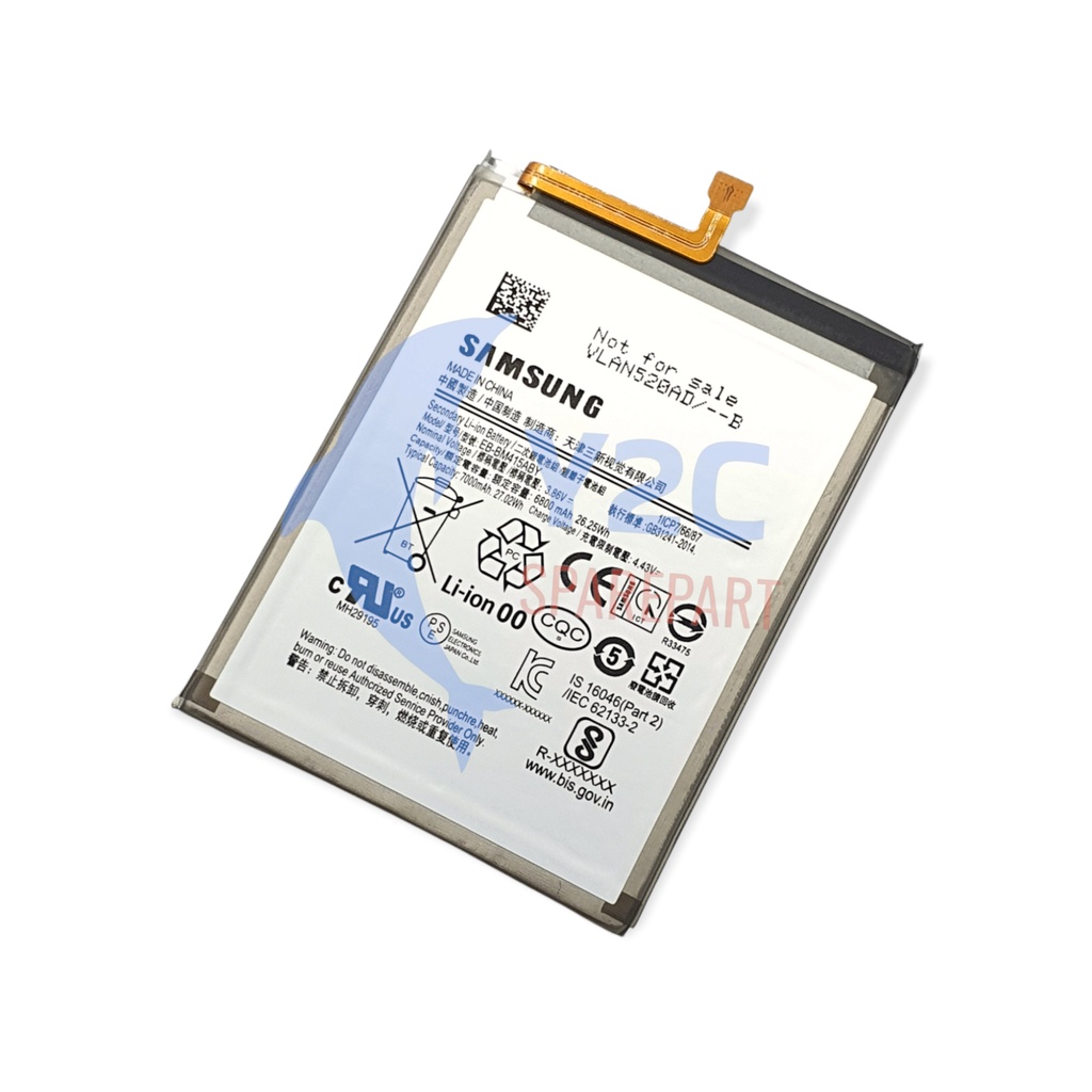 BATERAI SAMSUNG GALAXY M51 / M515 / M62 / EB-BM415ABY ORIGINAL OEM / BATRE / BATERE / BATRAI / BATREI