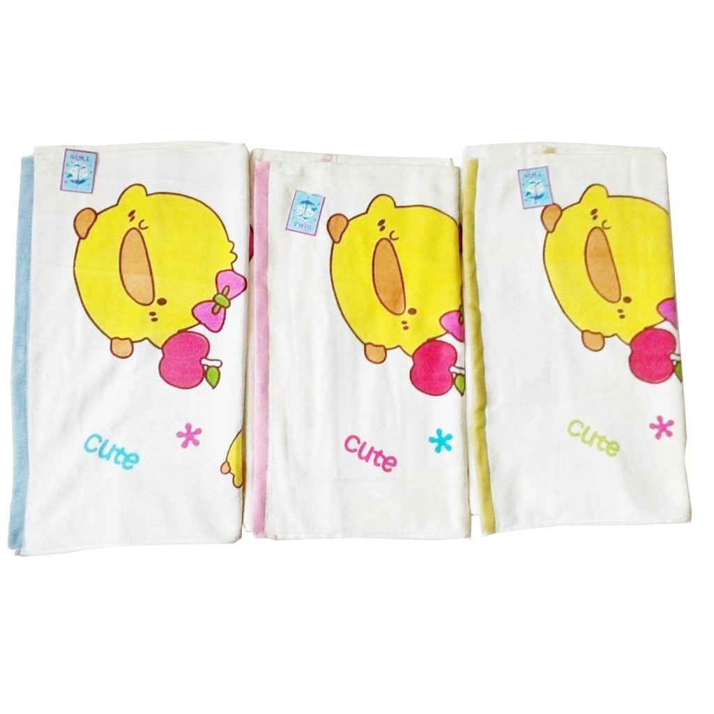 Handuk Bayi keramas - Handuk Bayi Lembut ukuran kecil  33x73cm -VEGASUS Store (COD)