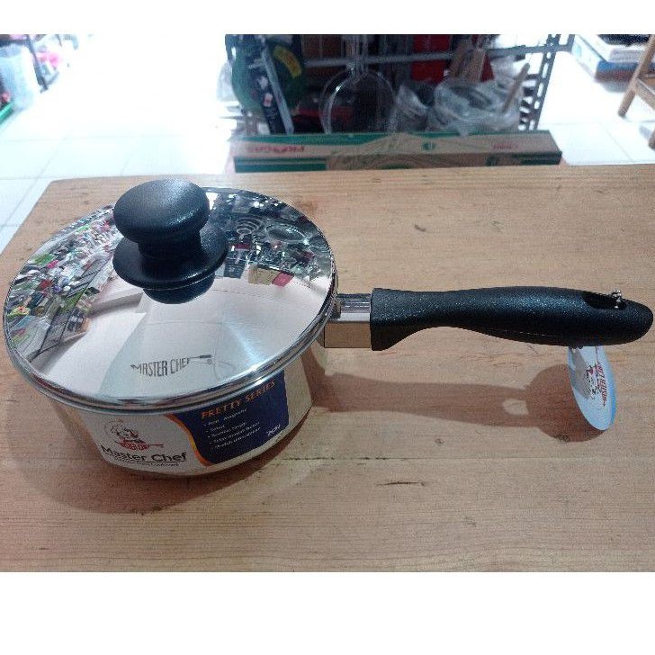 MasterChef Sauce Pan Stainless Steel 16&18Cm Tutup Stainless
