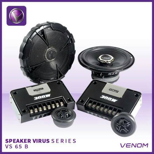 Speaker Split 2 way Venom Virus Asli Speaker Tweeter Crossover