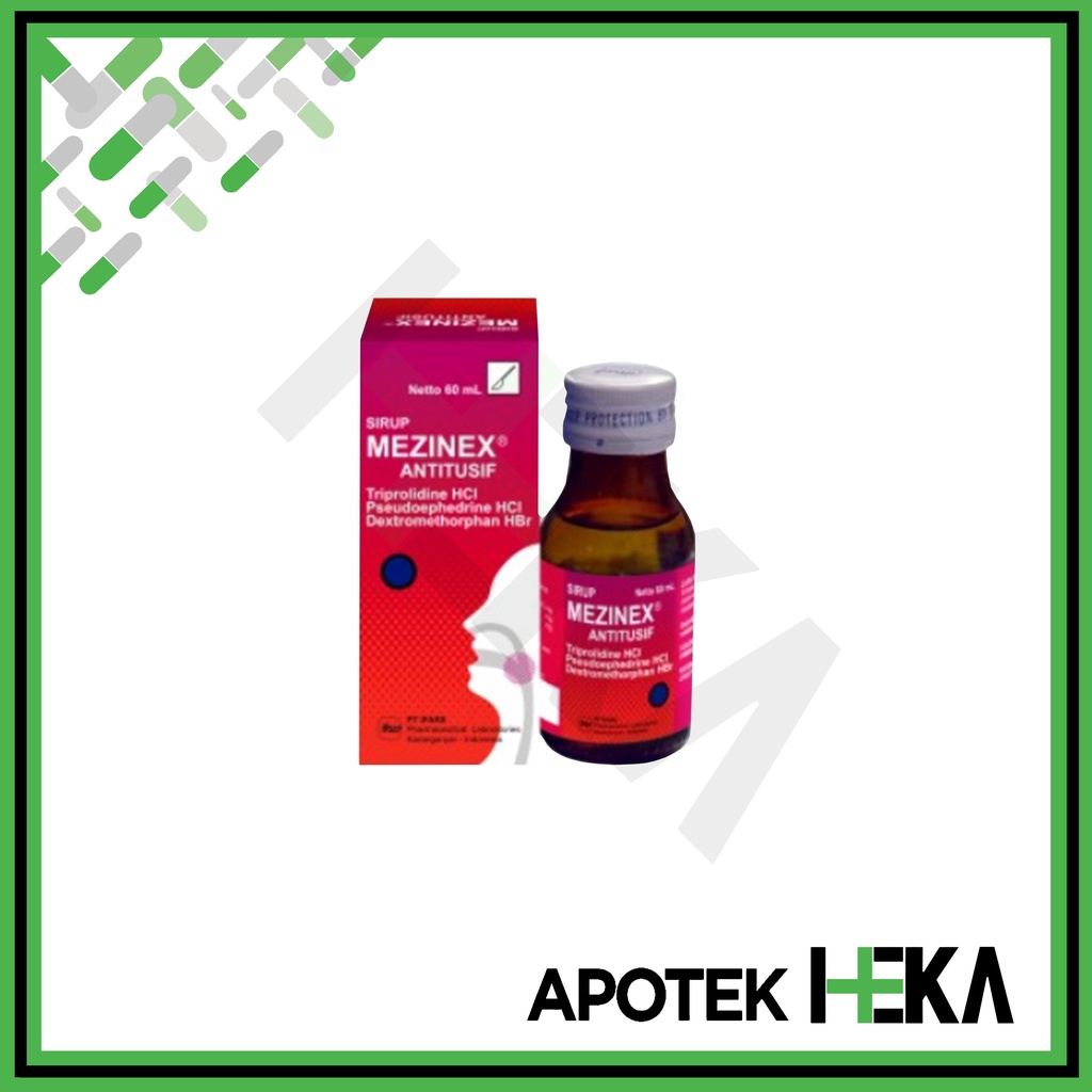 Mezinex Antitusif Sirup 60 ml - Obat Batuk Kering (SEMARANG)