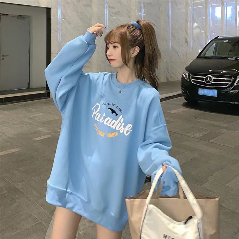 Sweater Wanita Hoodie Wanita Lengan Panjang - Jaket Hoddie Korea Wanita Paradise Import-2