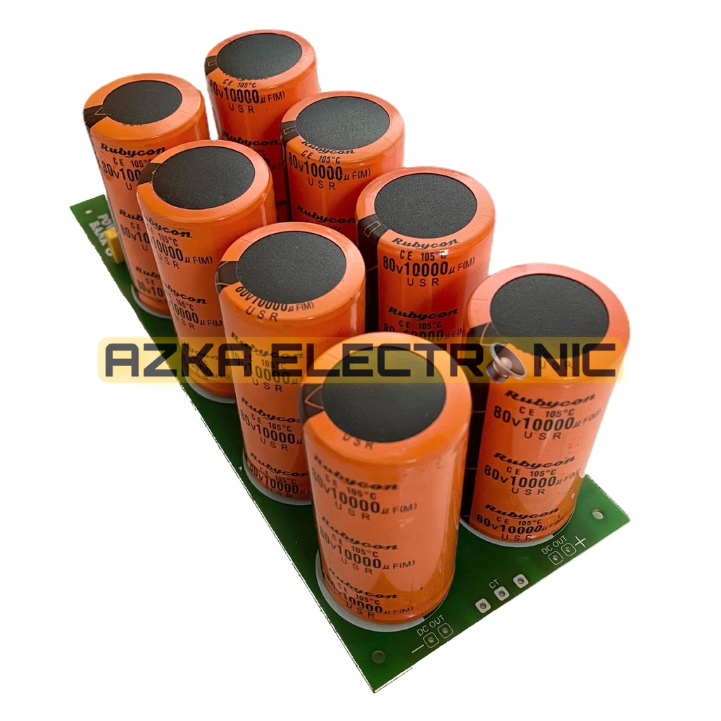 Kit Power Supply 8 x 10.000uF 80V Rubycon