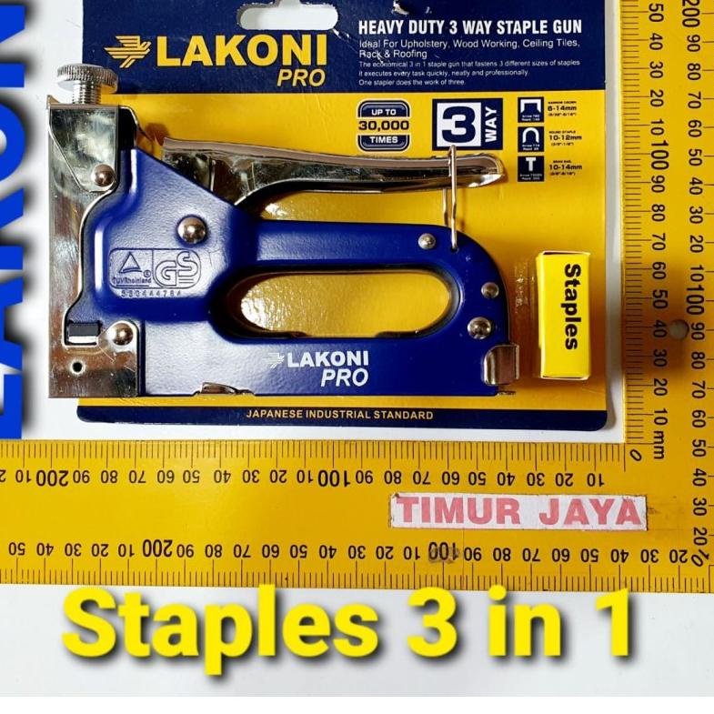 

Berkualitas! LAKONI PRO 101772 Staples 3 in 1 - Staples Jok 3 Way – Tekiro molar