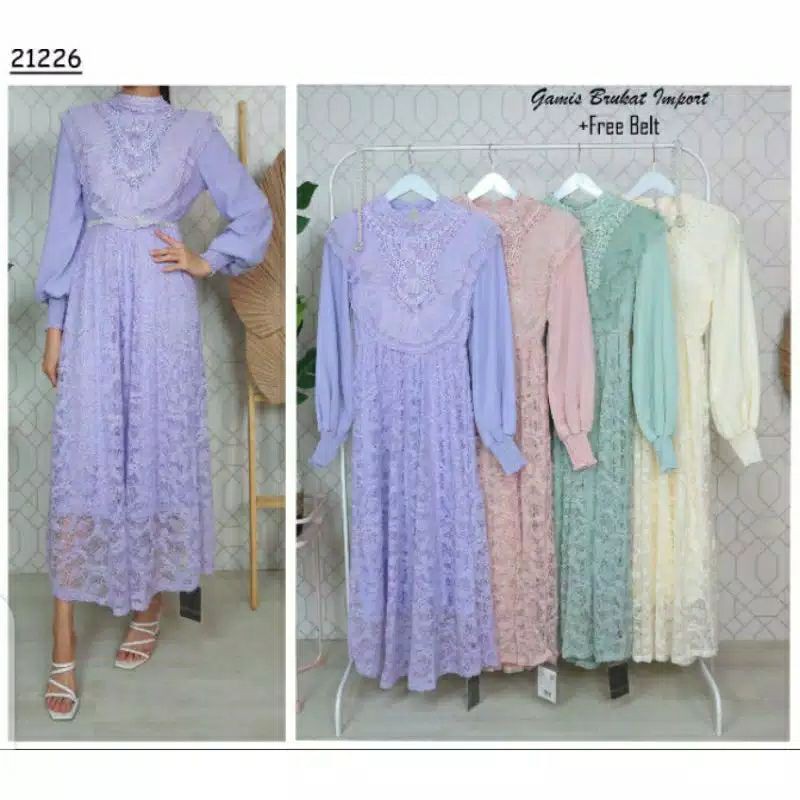 GAMIS BRUKAT IMPORT VNS / DRESS BRUKAT IMPORT VNS