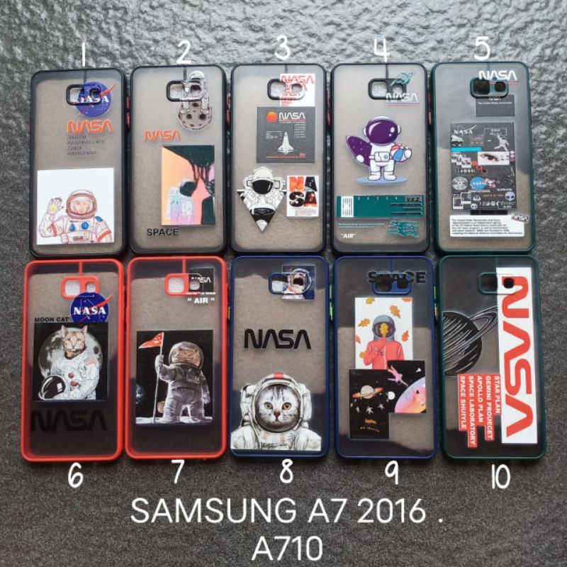 Soft case SAMSUNG A7 2016 . A710 motif gambar karakter cowok NS softcase softsell softshell silikon 