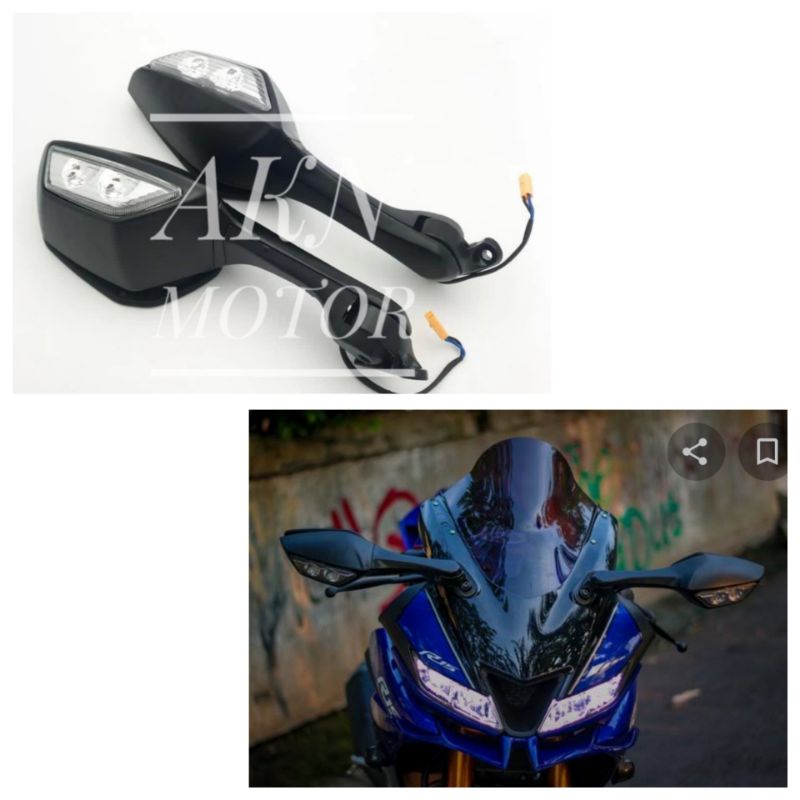 spion Kawasaki zx10r  universal motor ninja 250 R15 R25 ZX636 CBR 250 RR CBR 150 RR MONO SPION FERING SPION WINGLET DUCATI