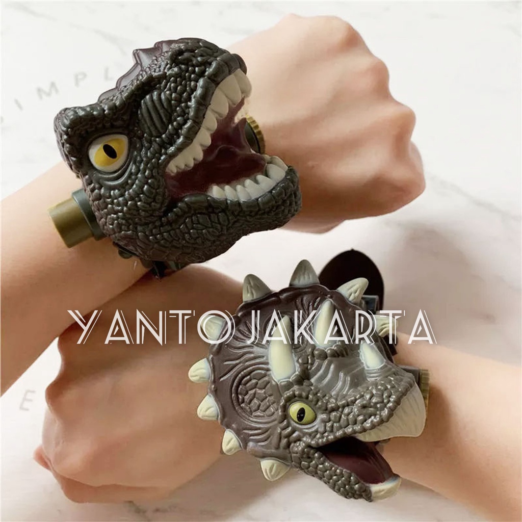 JAM TANGAN DINO ANAK LAKI LAKI PROYEKTOR 24 GAMBAR DINOSAURUS