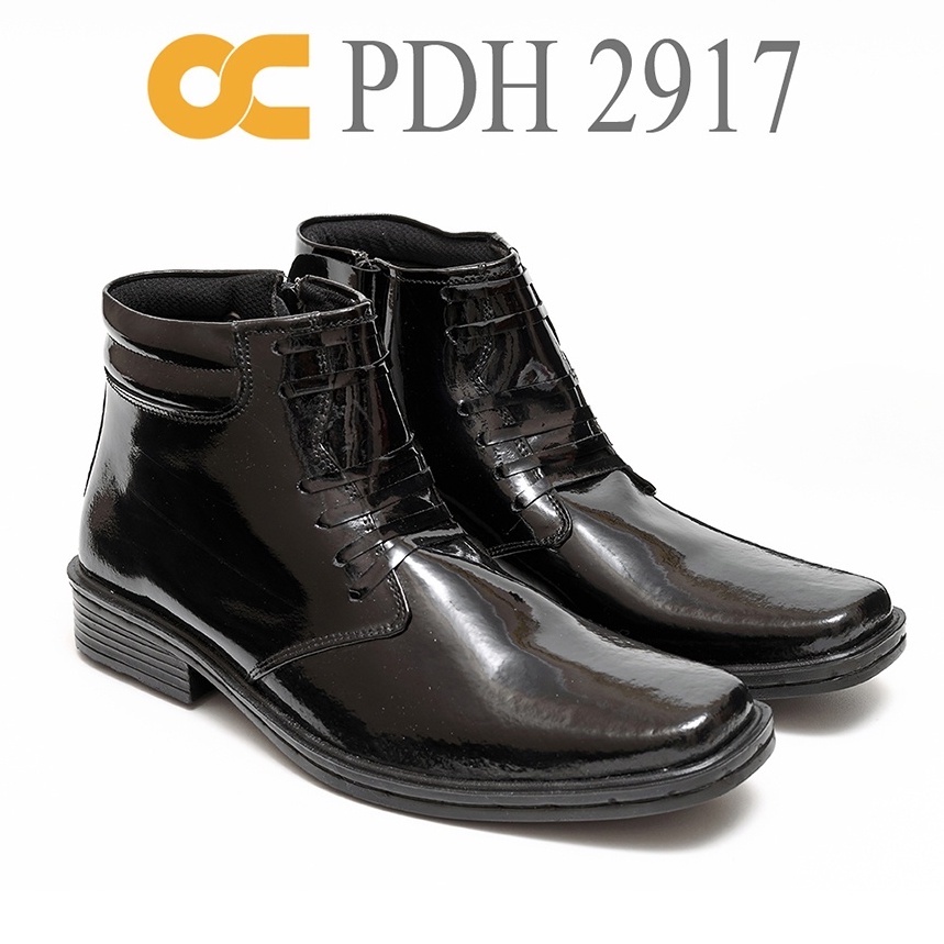 SEPATU PDH 2917 TNI SECURITY BAHAN KULIT ASLI