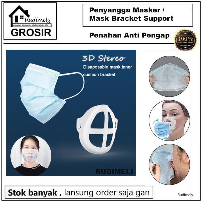 Penyangga Masker / Mask Bracket Support Penahan Anti Pengap anti embun