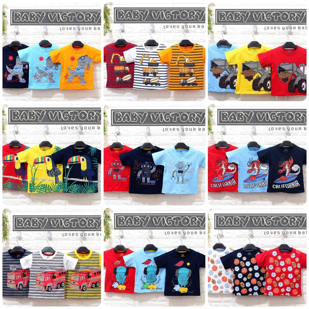 Kaos BABY VICTORY | kaos BABY SEAN  lengan pendek GIRL n BOY