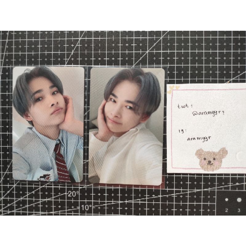PHOTOCARD NI-KI SOLJACK HAKANAI SERAGAM BIRU & PUTIH