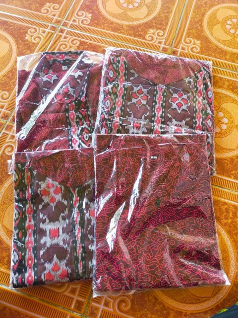 Batik Couple Keluarga - Batik Sarimbit Familly Set