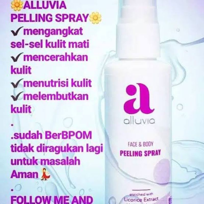alluvia peeling spray