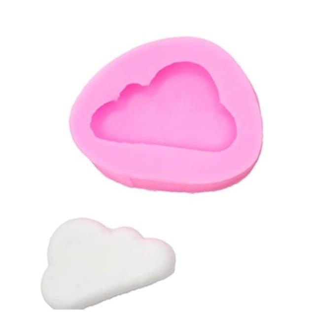 3D Silicon Mold Fondant Cake Decoration - Cloud Shape