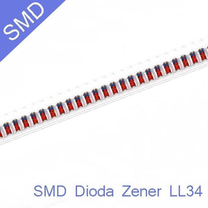 15V Dioda Zener 0,5W Diode 15 V 1/2W 1/2 0.5 0,5 W Ll34 Smd Ae29 Tkpw945 Dijamin Ori