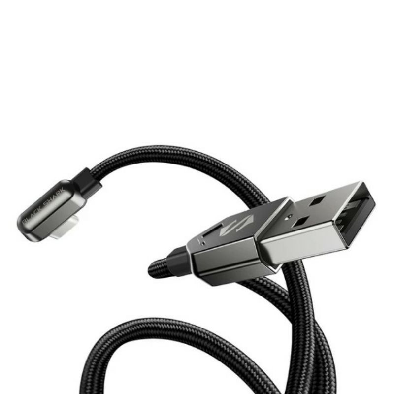 Black Shark Right Angle Cable USB-C Fast Charging