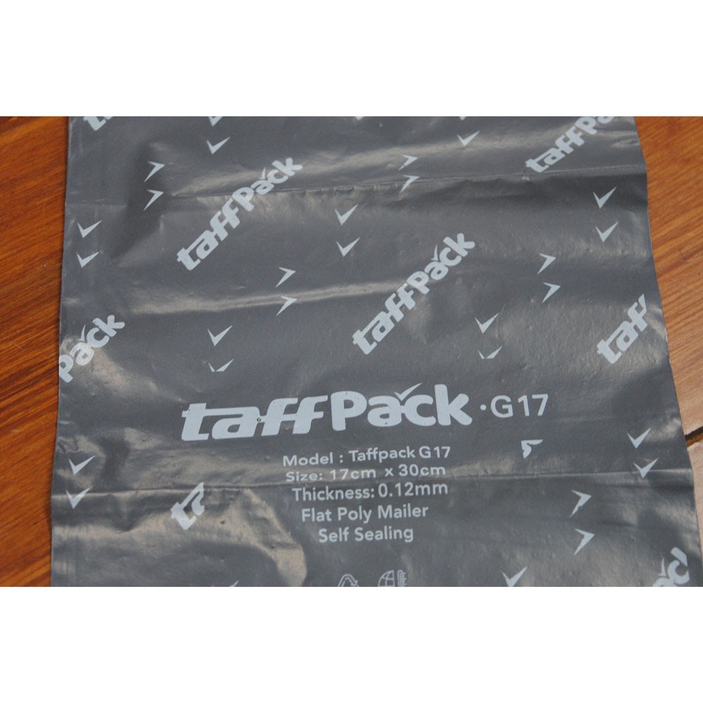 Kantong Amplop Plastik Packing Polymailer Polybag Doff 60 Micron 17x30cm 100 PCS - G17--TaffPACK