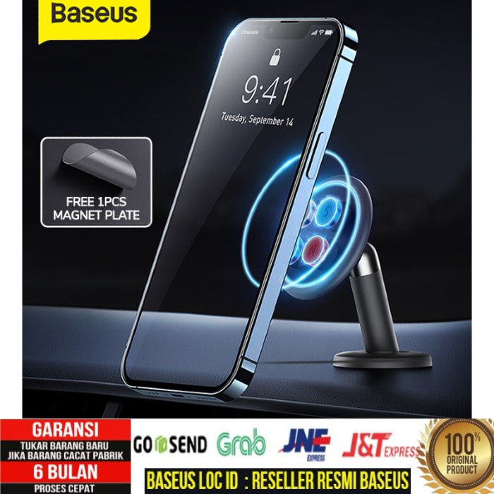 Baseus Magnetic Car Mount Phone Holder Mobil 360 Universal Dashboard