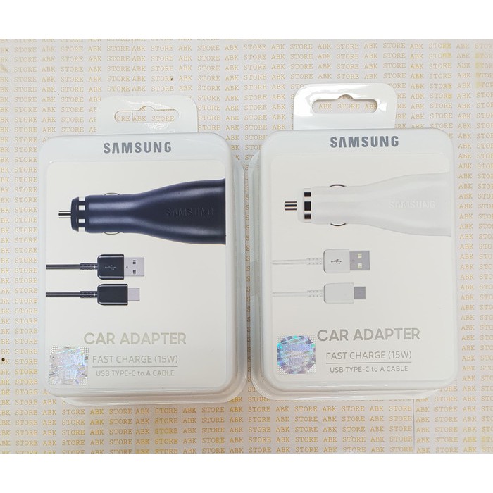 Car Charger type c charger Mobil Samsung S8 S8 Plus A3 A5 A7 2017 Usb Type C ORI 100%
