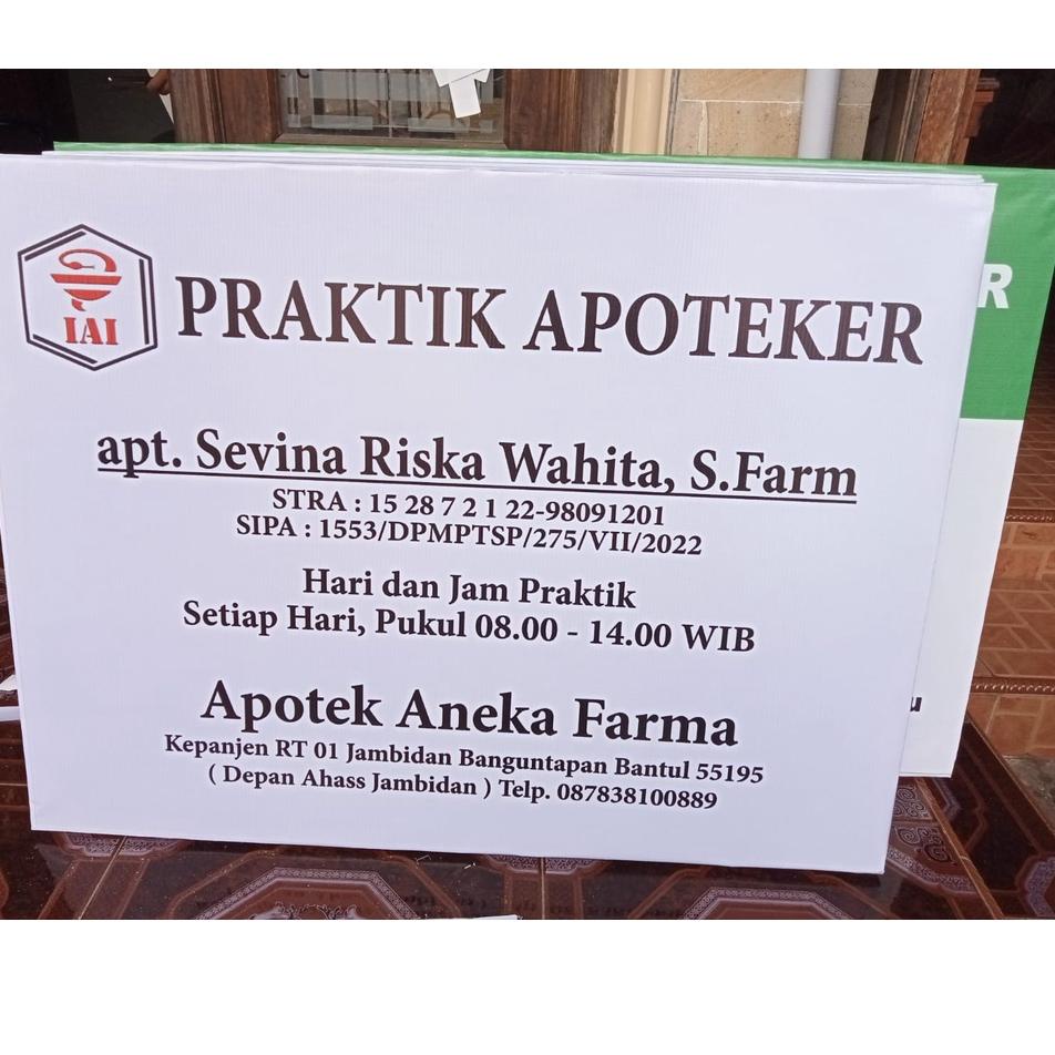 

Murah Keren PAPAN NAMA APOTEK / APOTEKER