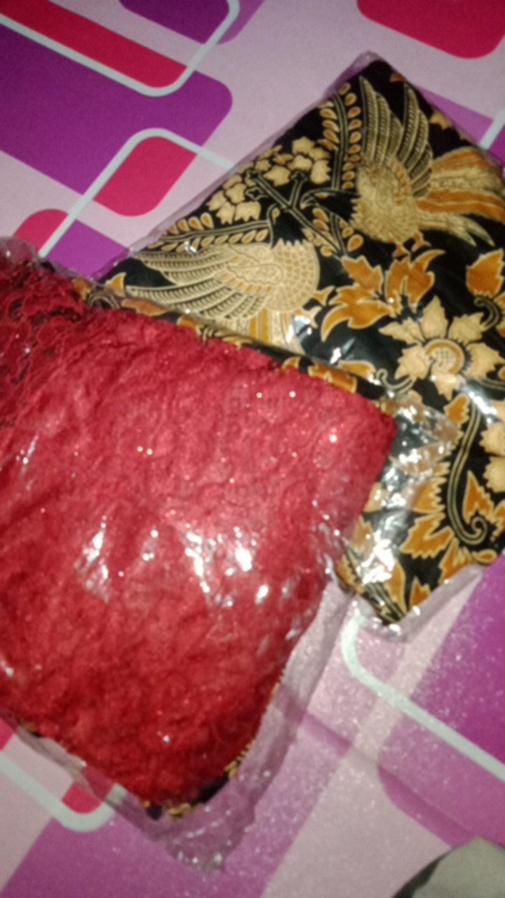 Maura Couple - Sania Ruffle Batik Couple Ori Ndoro Jowi Dnt Garansi.