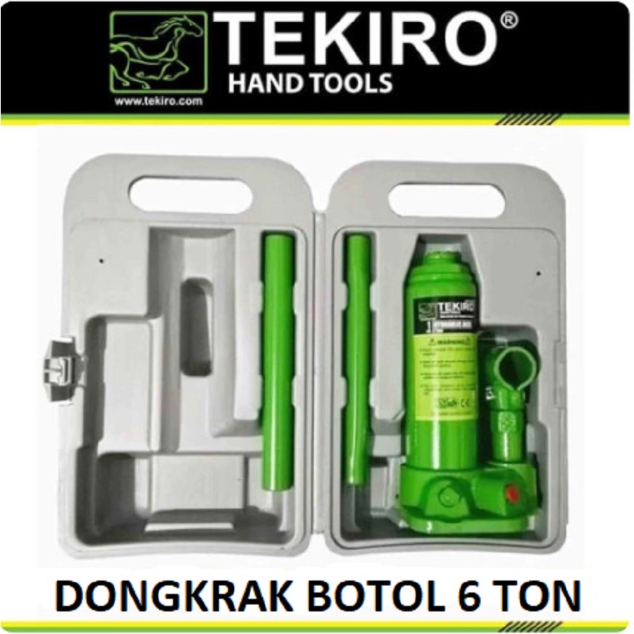 Dongkrak Botol 6 Ton Tekiro Hydraulic Bottle Jack Mobil Tekiro Tool