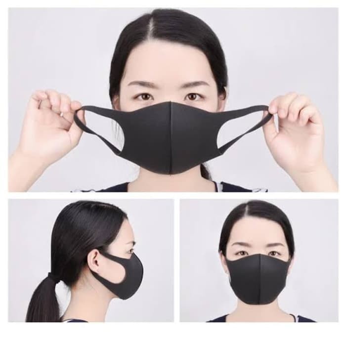 Masker Scuba Hitam - Masker Kain Scuba