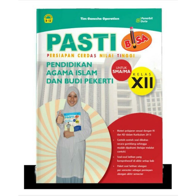 

PASTI BISA: Pendidikan Agama Islam dan Budi Pekerti untuk SMA/MA Kelas XII