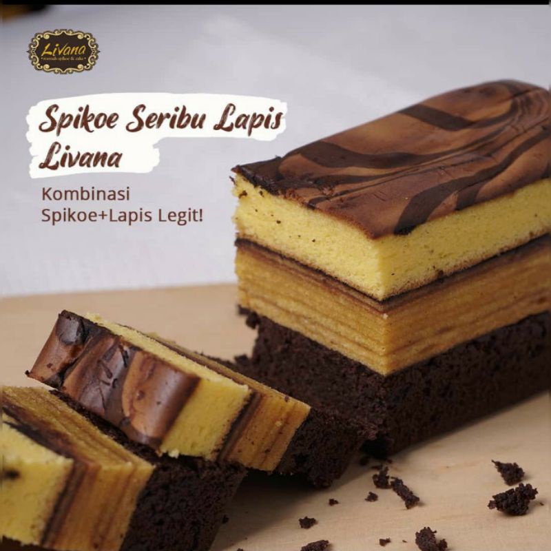 

spiku spikoe lapis legit brownies livana kemasan vacum