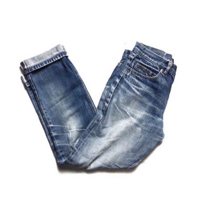 A.P.C JAPAN SELVEDGE DENIM REDLINE BLUE WASHED NON-STRETCH | Secondbranded Original | Second branded