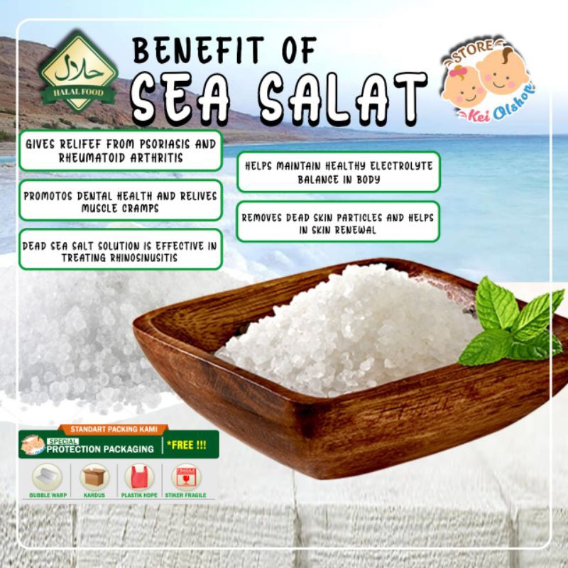 Jual Natural Sea Salt (Garam Laut Murni) Indonesia