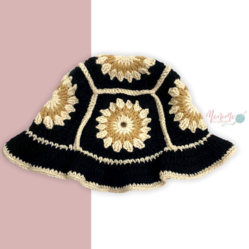 Crochet Bucket Hat / Bucket Hat Rajut / custom topi rajut
