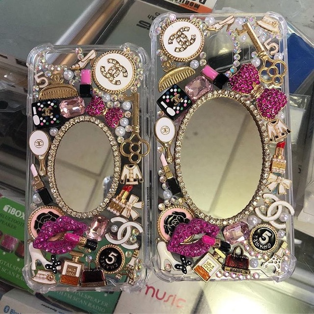 Case iphone 14 Mirror Set Case Handmade bling case All type Hp made by order Case Samsung A52