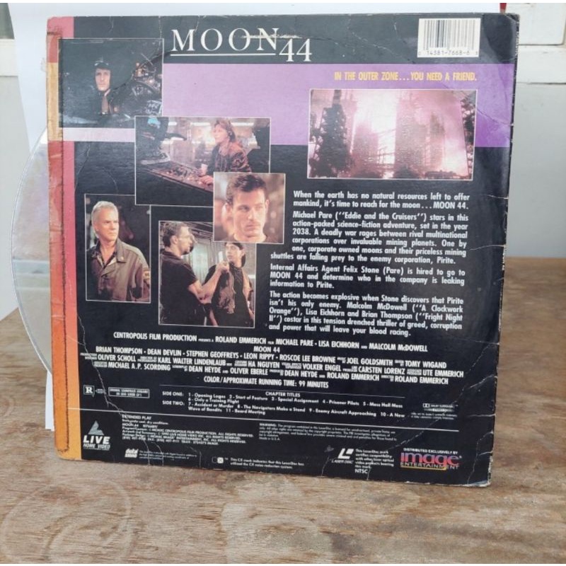 Kaset Laser disc Moon 44