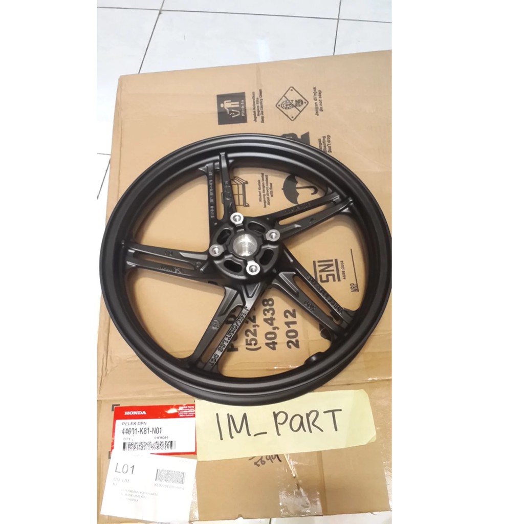 Ori Honda 44601-K81-N01 Velg Racing Depan Beat 2016 Beat Street
